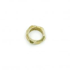 Third Eye Assembly Lattice Ring Brass Jewelry