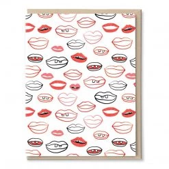 Tigerpocket Press Kissy Lips Card For Mom