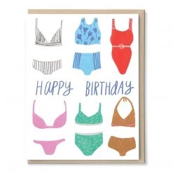 Tigerpocket Press Birthday Bathing Suits Card For Mom