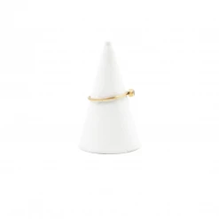 VK Designs 1mm Salt & Pepper Diamond 14K Gold Ring For Grads