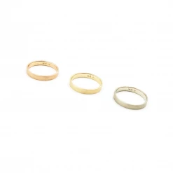 VK Designs 14K Gold 3mm Ring Band For Grads