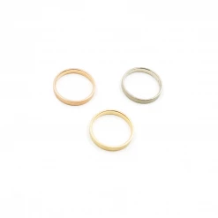 VK Designs 14K Gold 3mm Ring Band For Grads