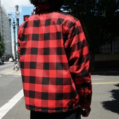 WILD Red Plaid Portlandia Cruiser Apparel