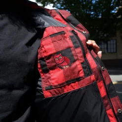 WILD Red Plaid Portlandia Cruiser Apparel