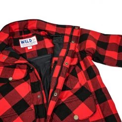 WILD Red Plaid Portlandia Cruiser Apparel