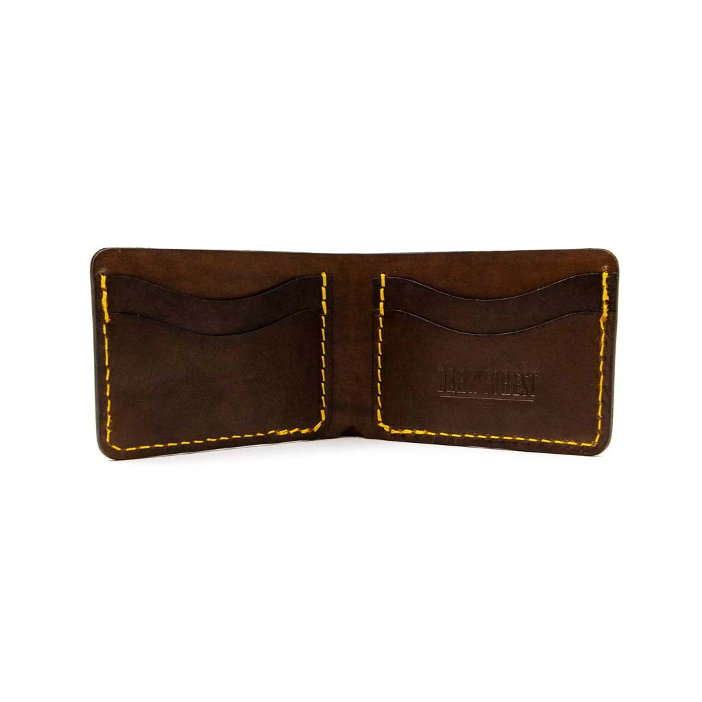 Leather Goods Wrangler Bifold Wallet By Dark Forest USA