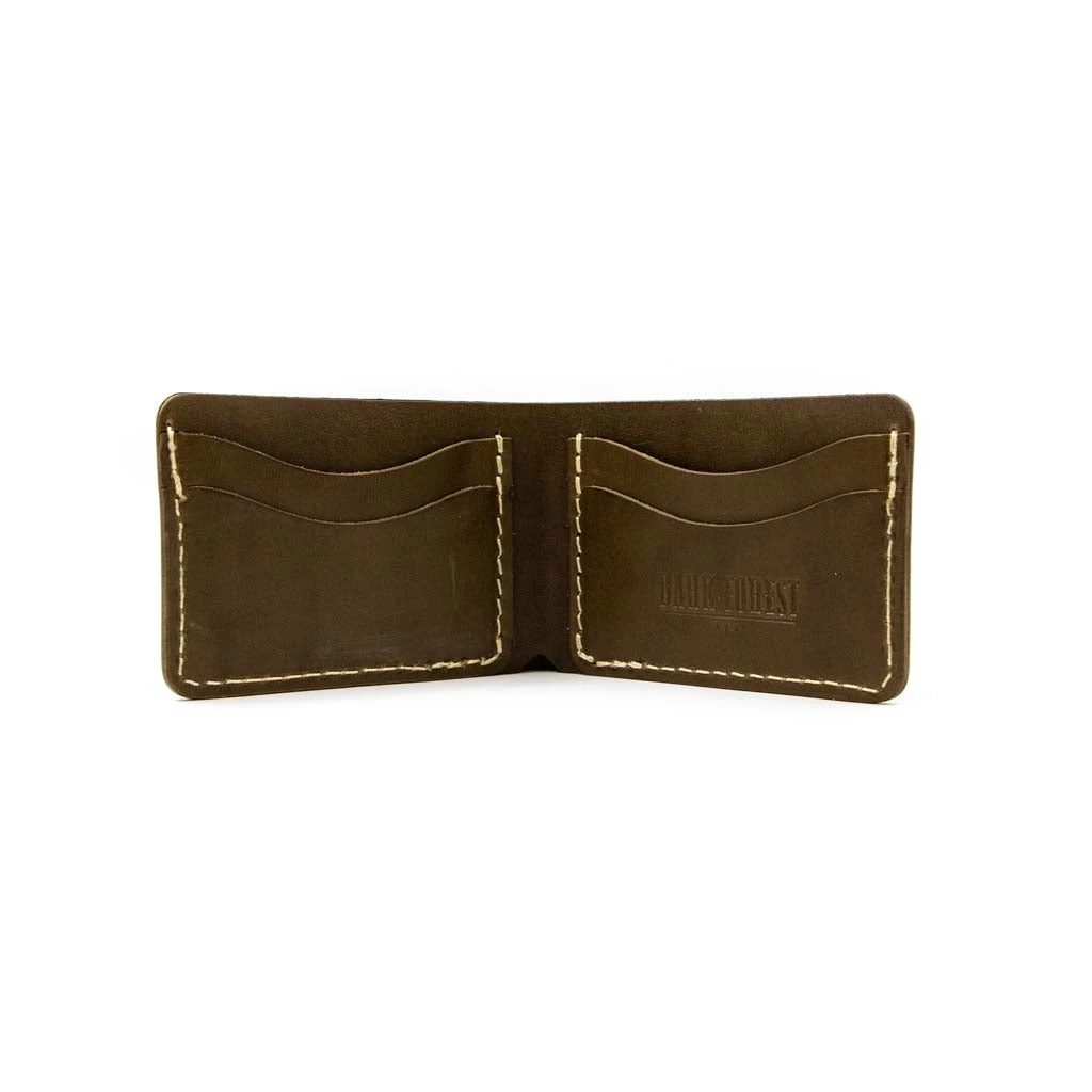 Leather Goods Wrangler Bifold Wallet By Dark Forest USA