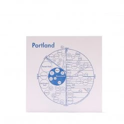 Archie's Press Best Sellers Portland Map Print