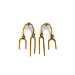 Jewelry Kinetic Arch Mobile Brass Earring By EMBR
