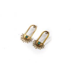 Jewelry Sun Drop Brass Earring By EMBR