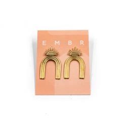 Arch Rainbow Studs By EMBR Jewelry