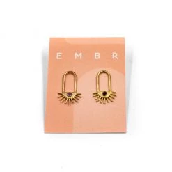 Jewelry Sun Drop Brass Earring By EMBR